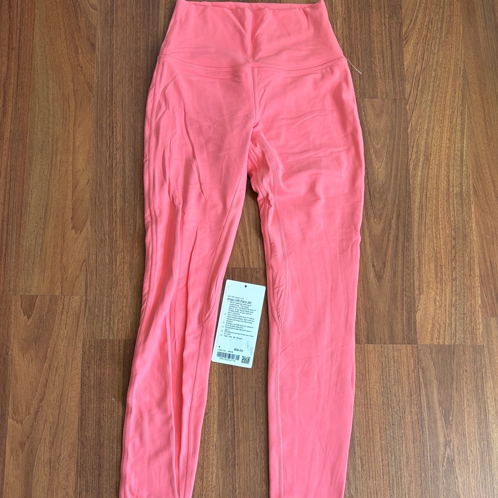 Pink High-Waisted Lululemon Leggings